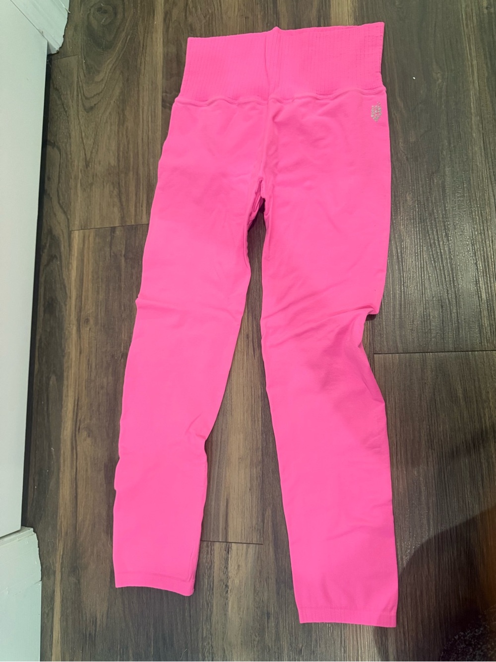Free People High-Rise Hot Pink Leggings